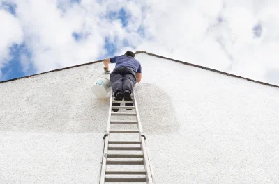 Peinture extérieure aux Bessons — façades et ravalement